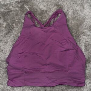 lululemon Magenta free to be serene High-Neck Long Line Strappy Sports Bra